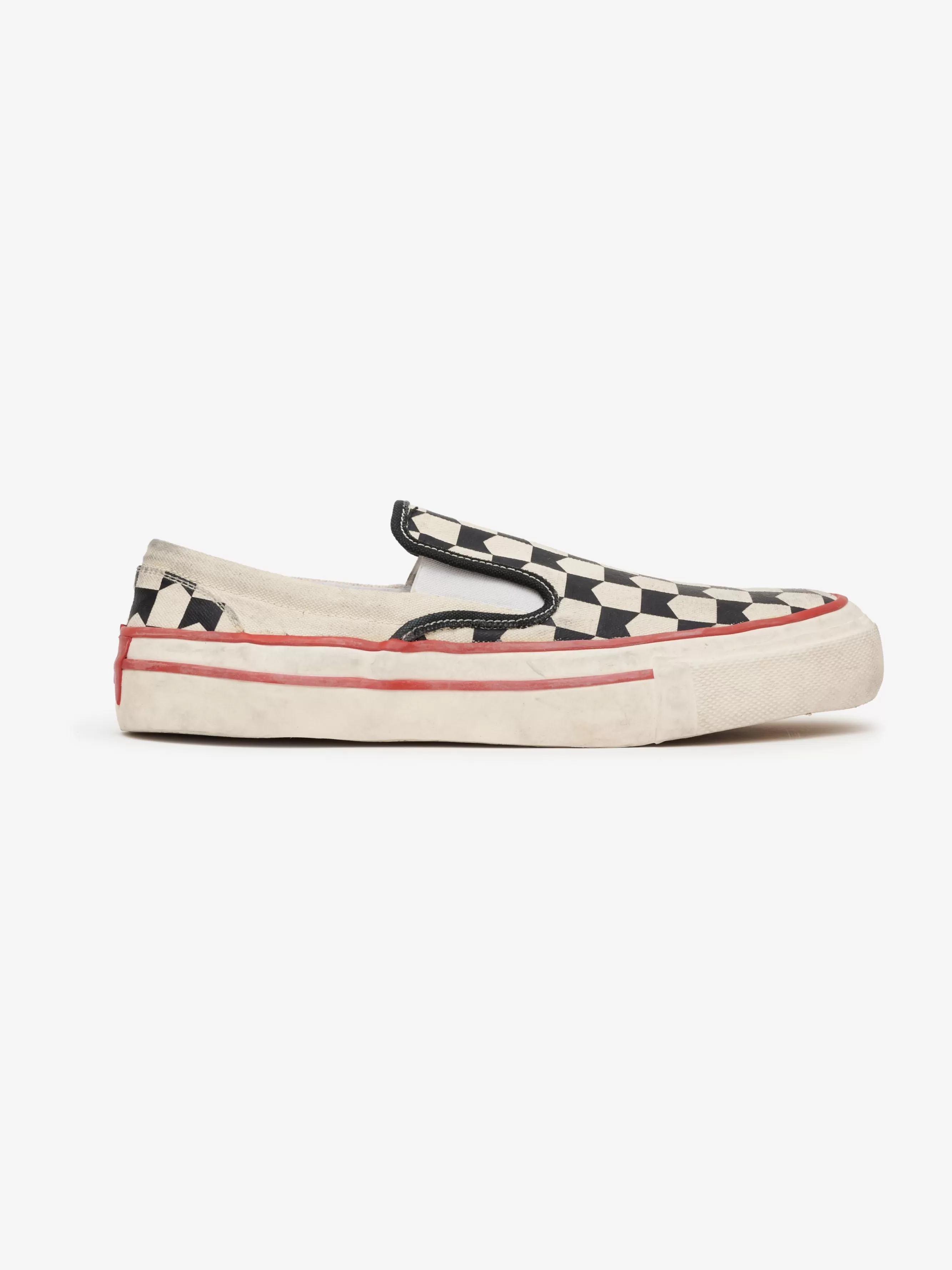 CHEVRON CHECKERED SLIP ON SNEAKER | RHUDE Clearance