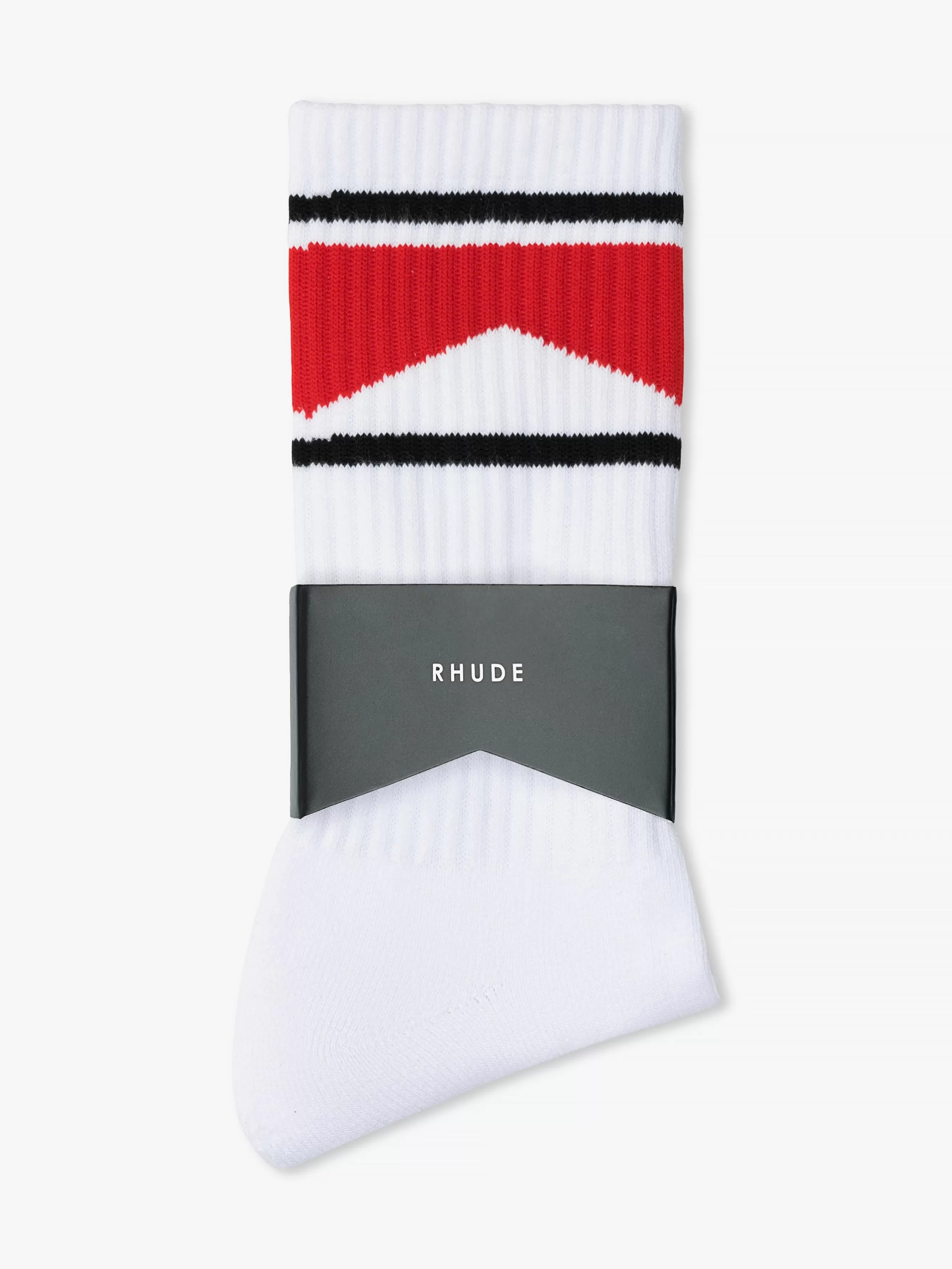 CHEVRON LOGO SOCKS | RHUDE New