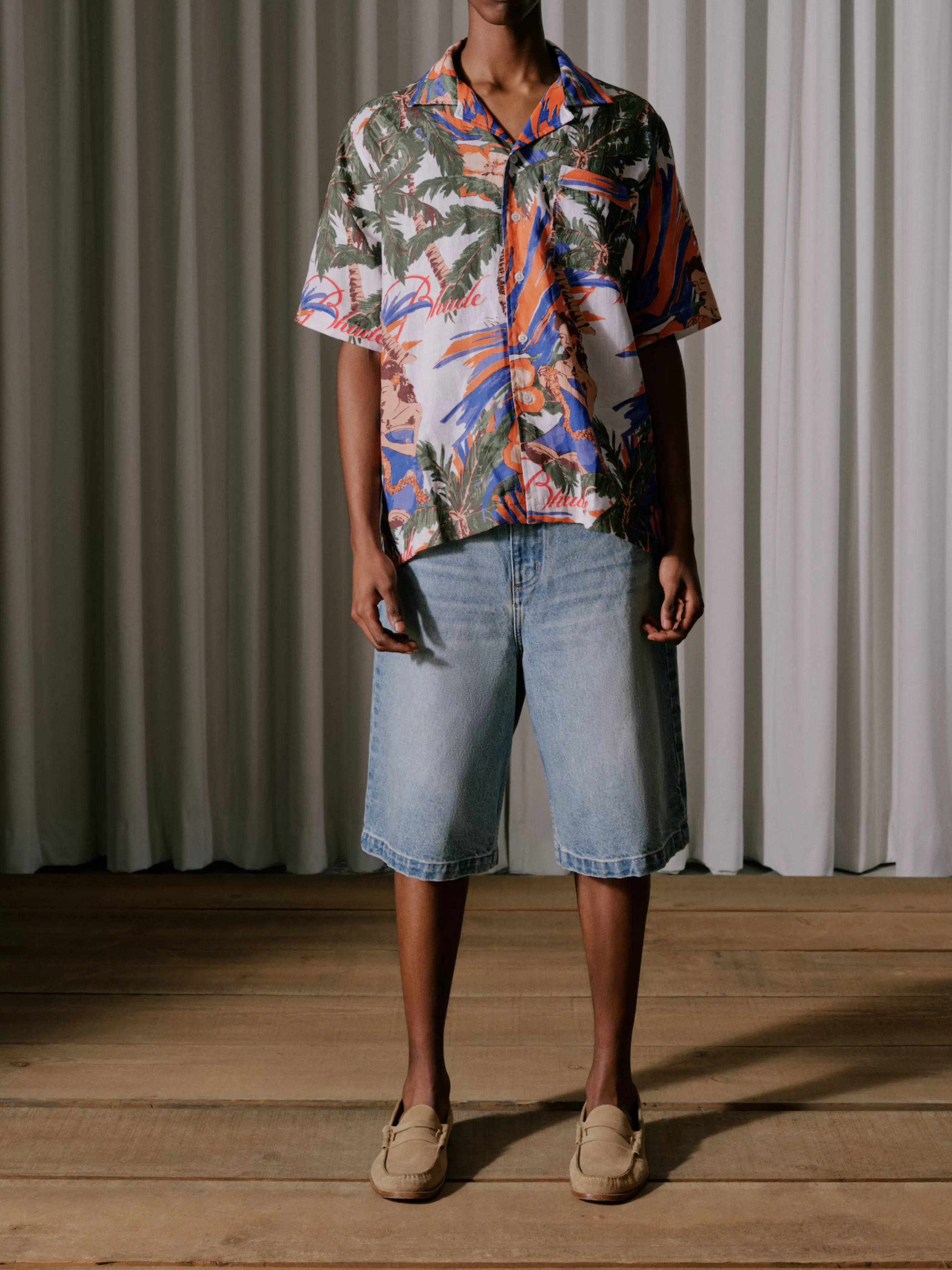 DROP CROTCH DENIM SHORTS | RHUDE Outlet