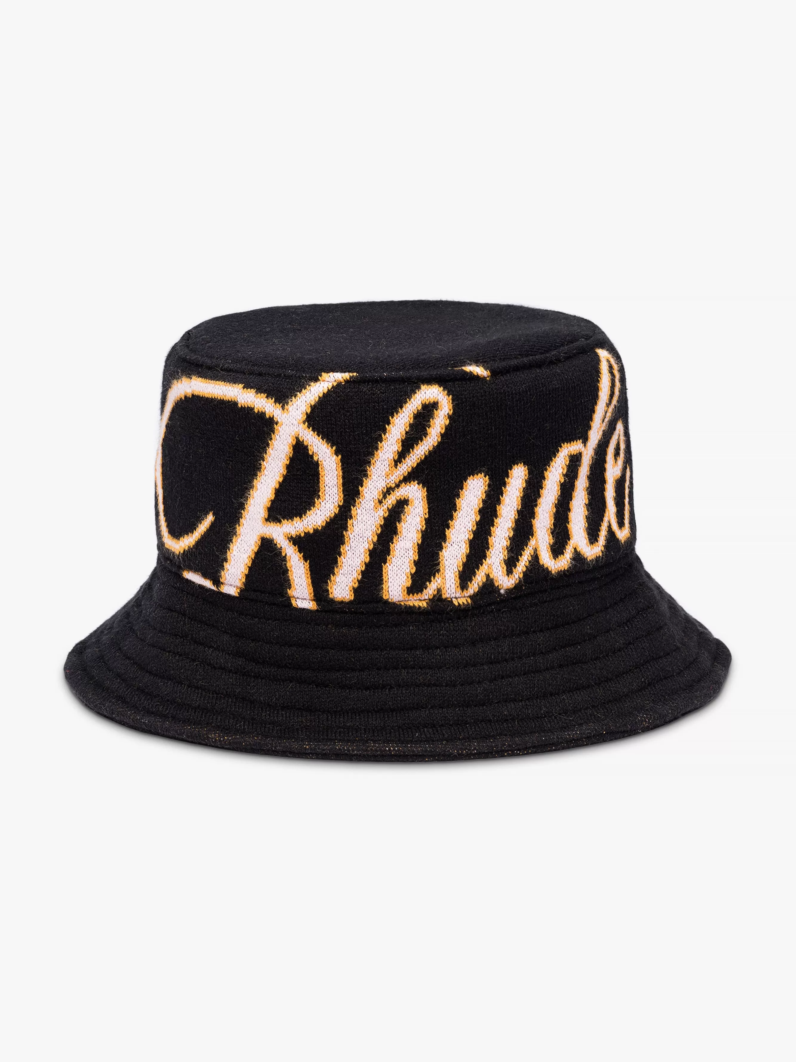 GP KNIT SCRIPT BUCKET HAT | RHUDE Best