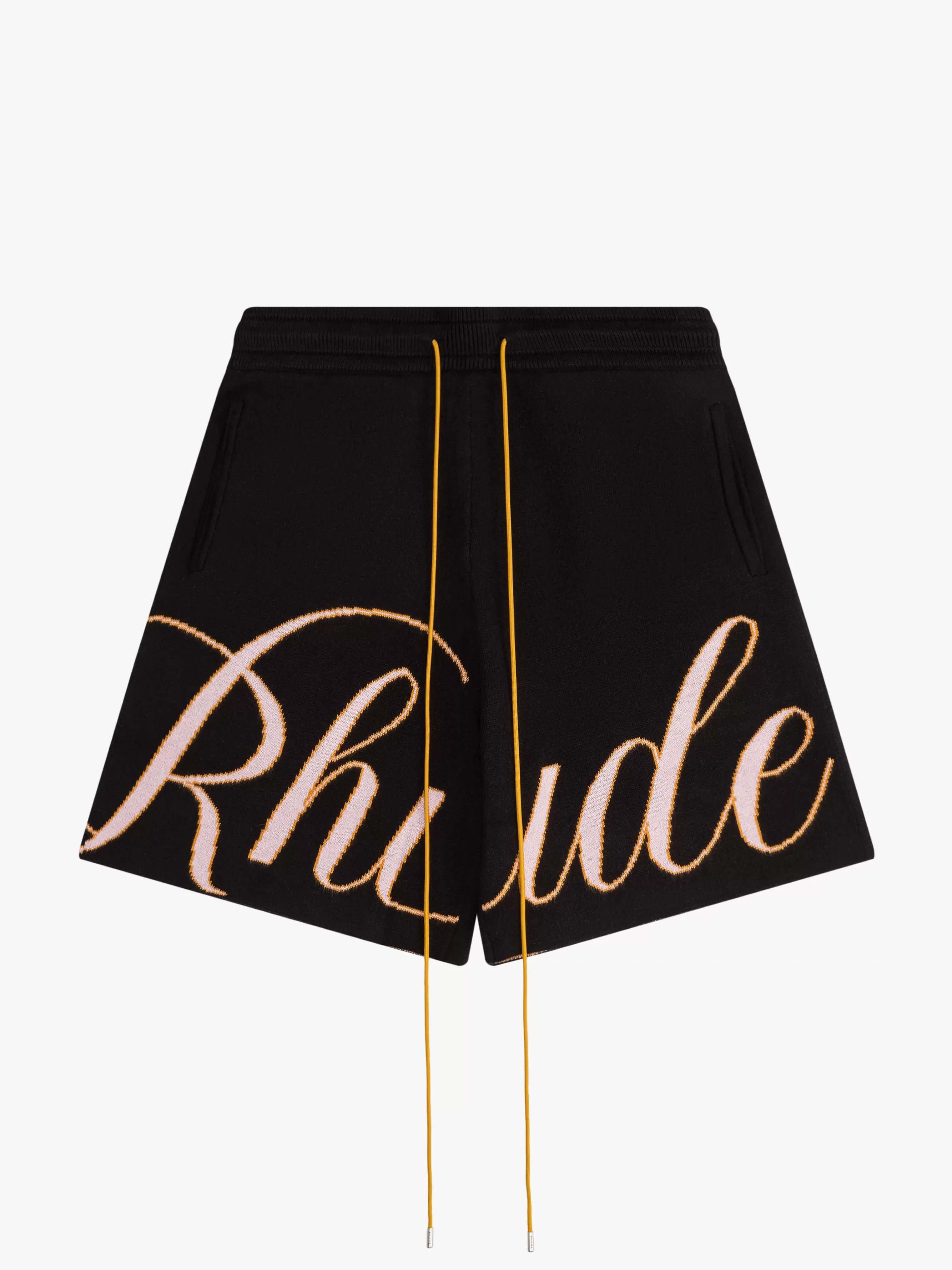 GP SCRIPT LOGO KNIT SHORT | RHUDE Shop