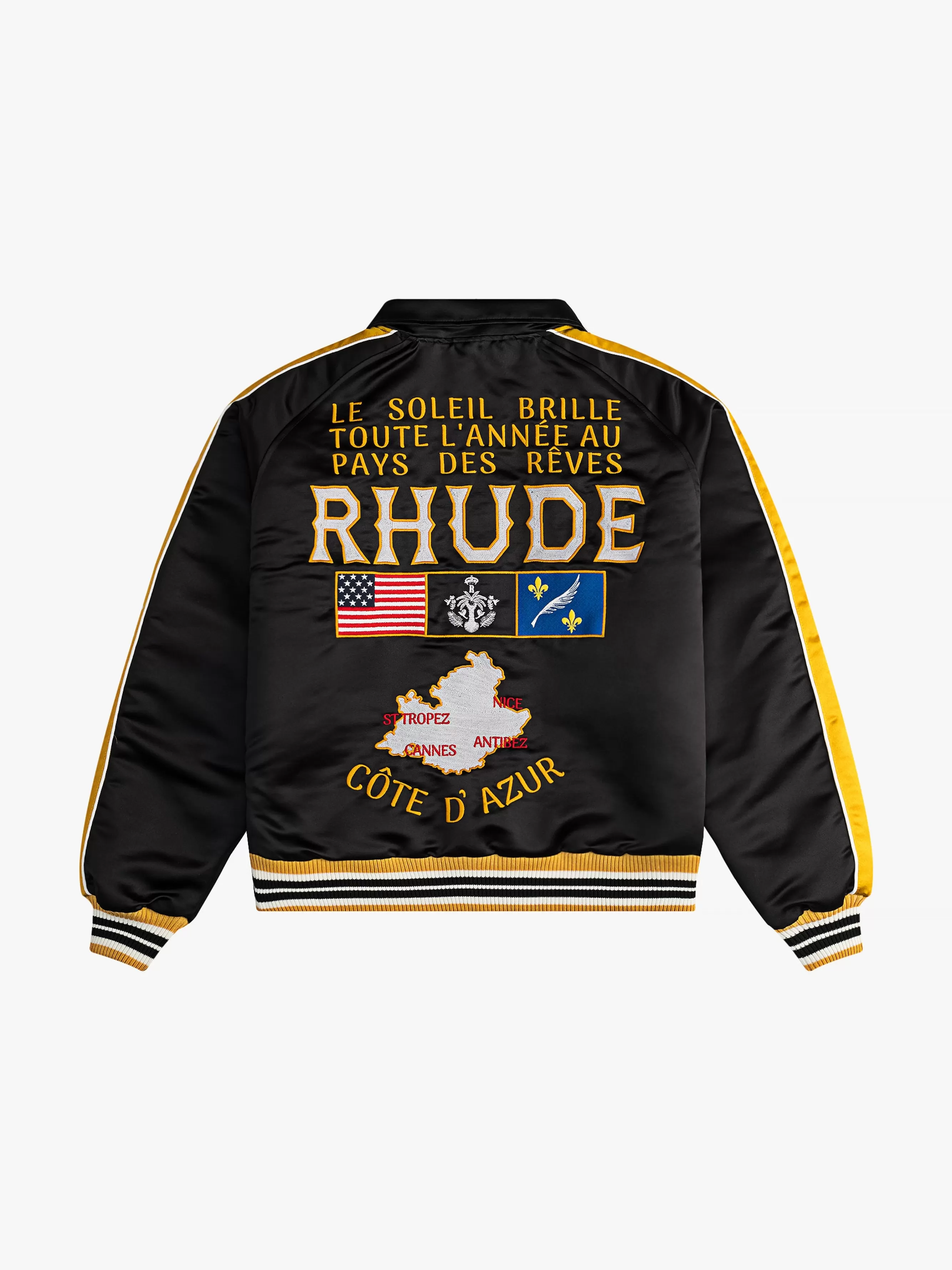 LE SOLEIL SATIN BOMBER | RHUDE Fashion