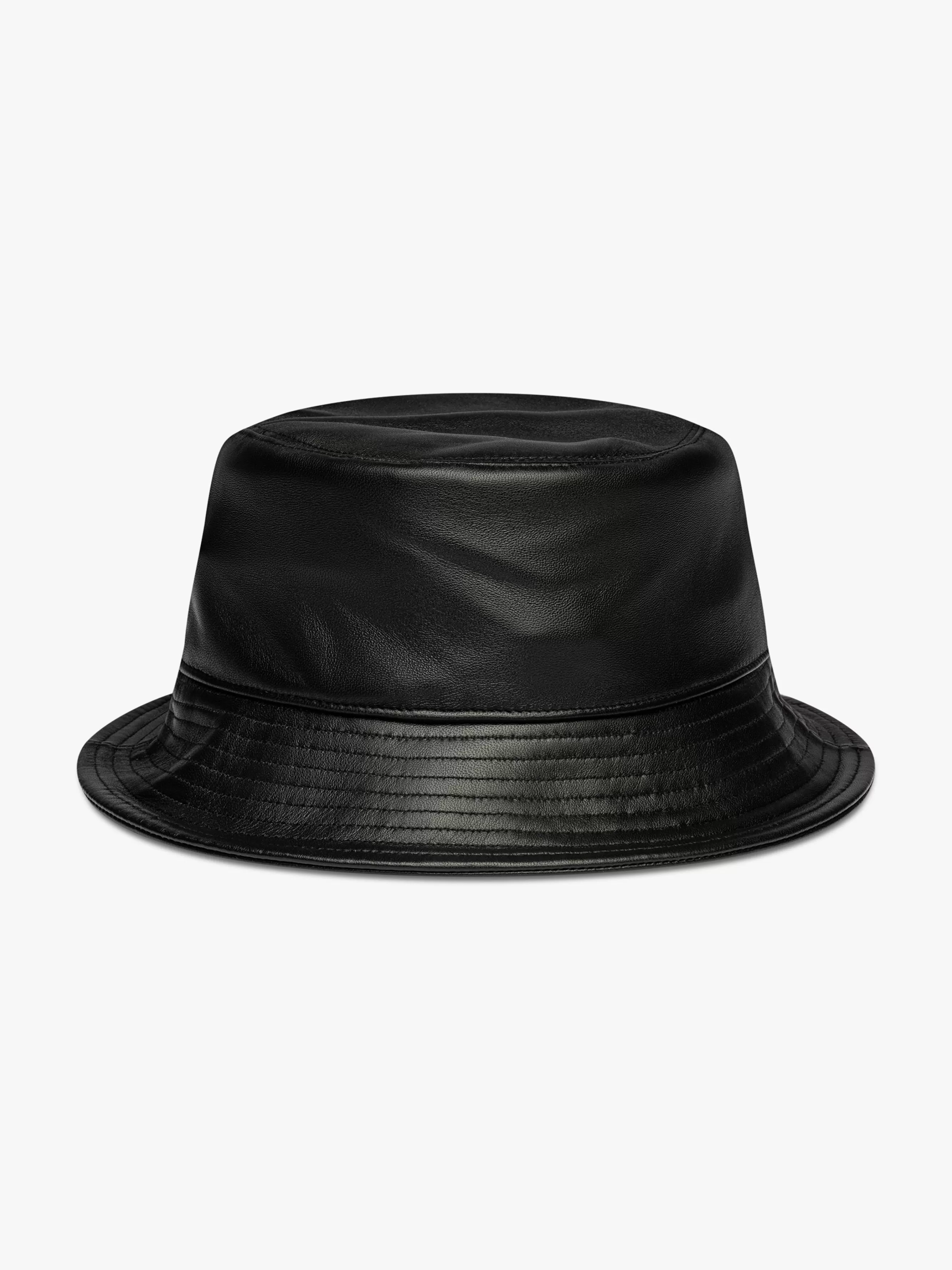 LOGO LEATHER BUCKET HAT | RHUDE Store