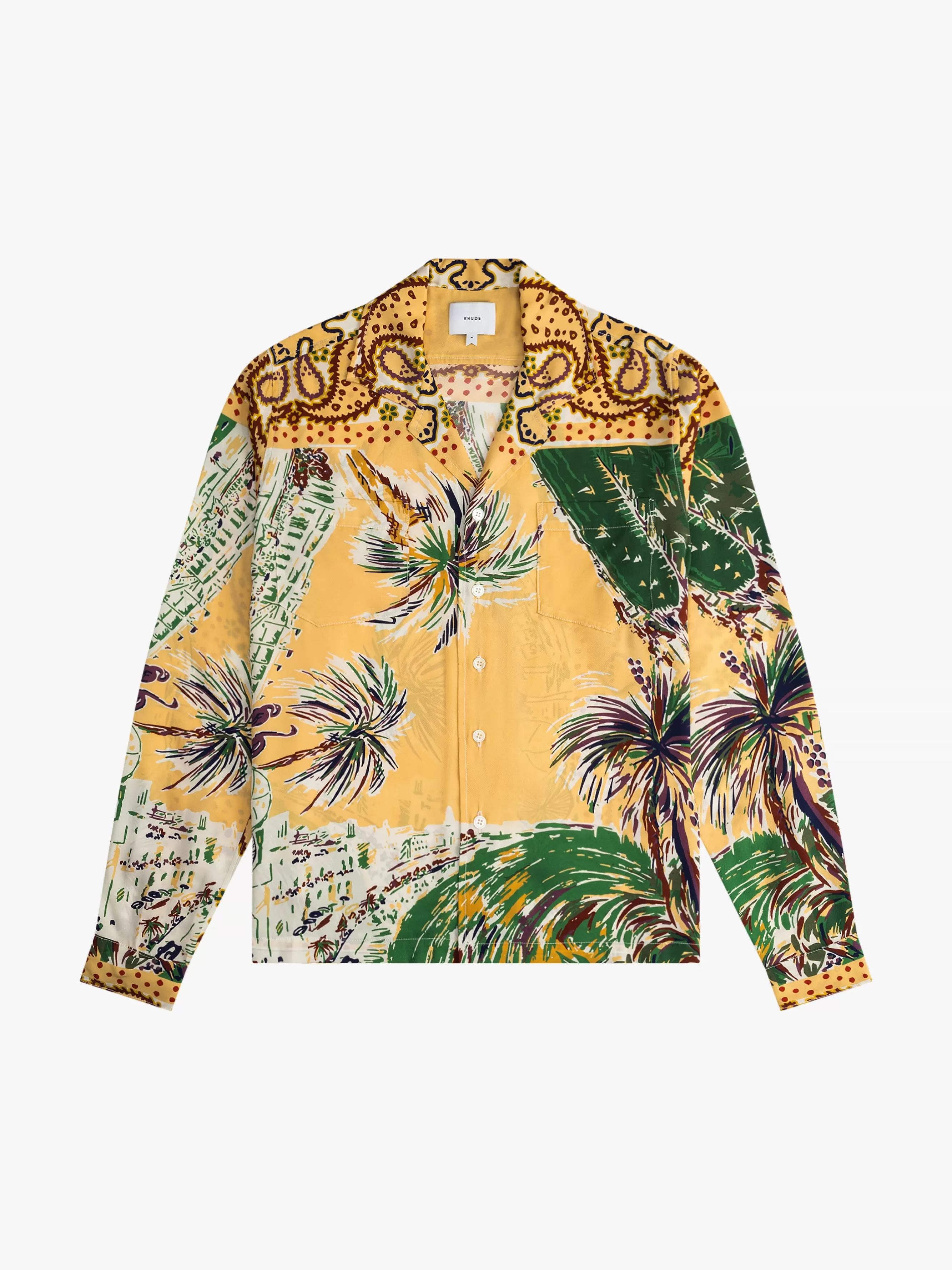 PALMINA SILK LS SHIRT | RHUDE Cheap