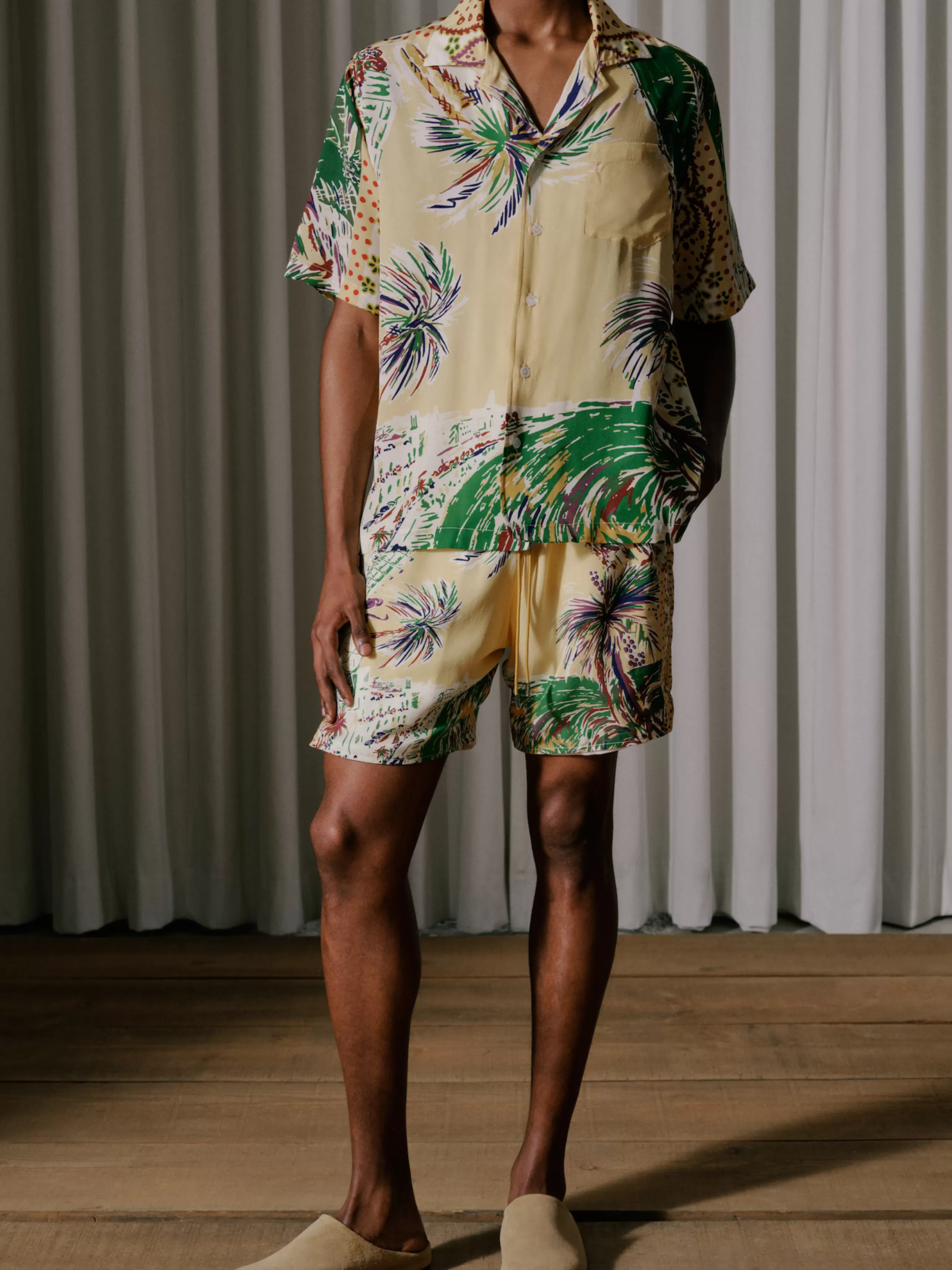 PALMINA SILK SHORT | RHUDE Fashion