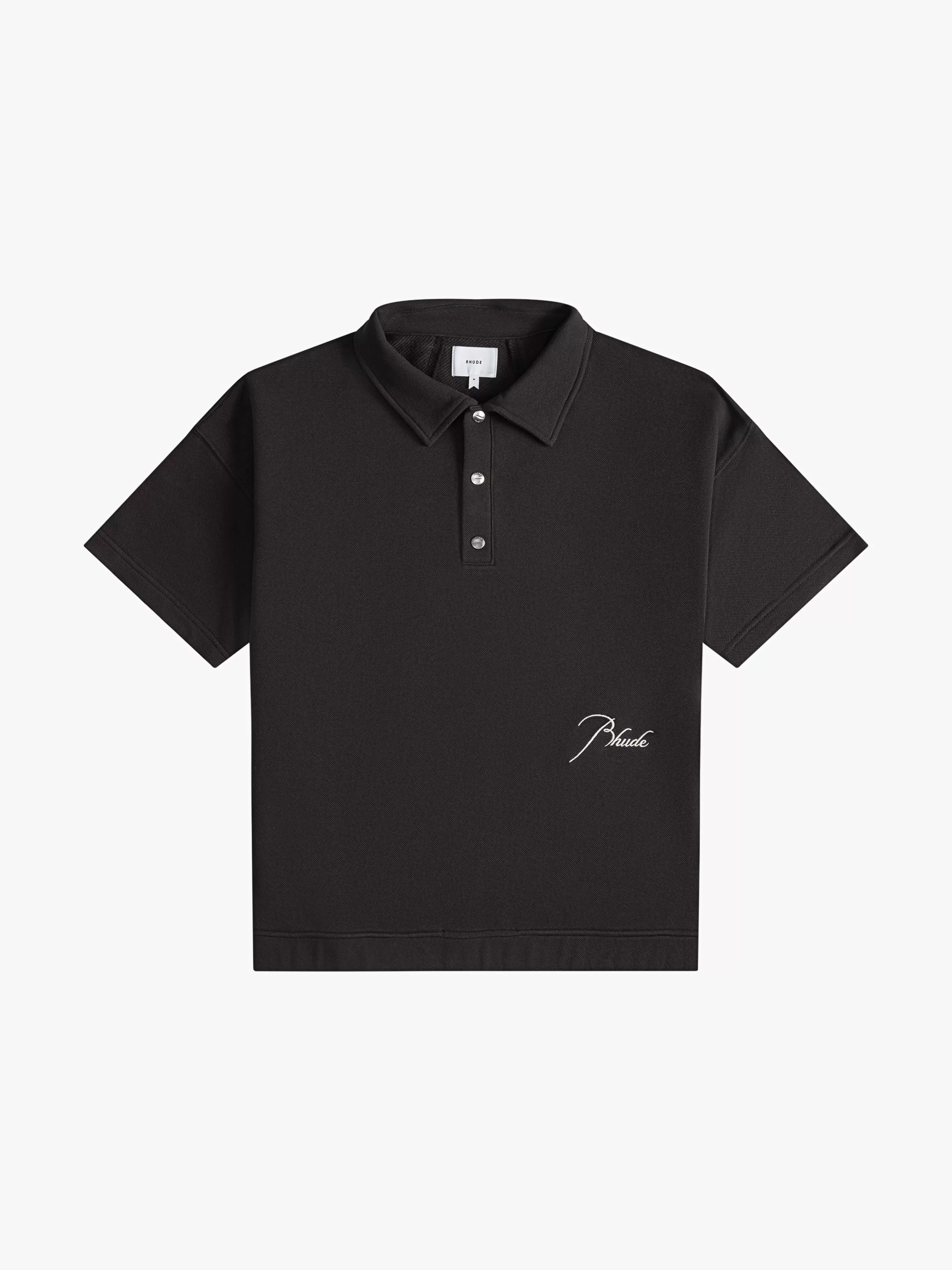 PIQUE SNAP SHORT SLEEVE POLO | RHUDE Fashion