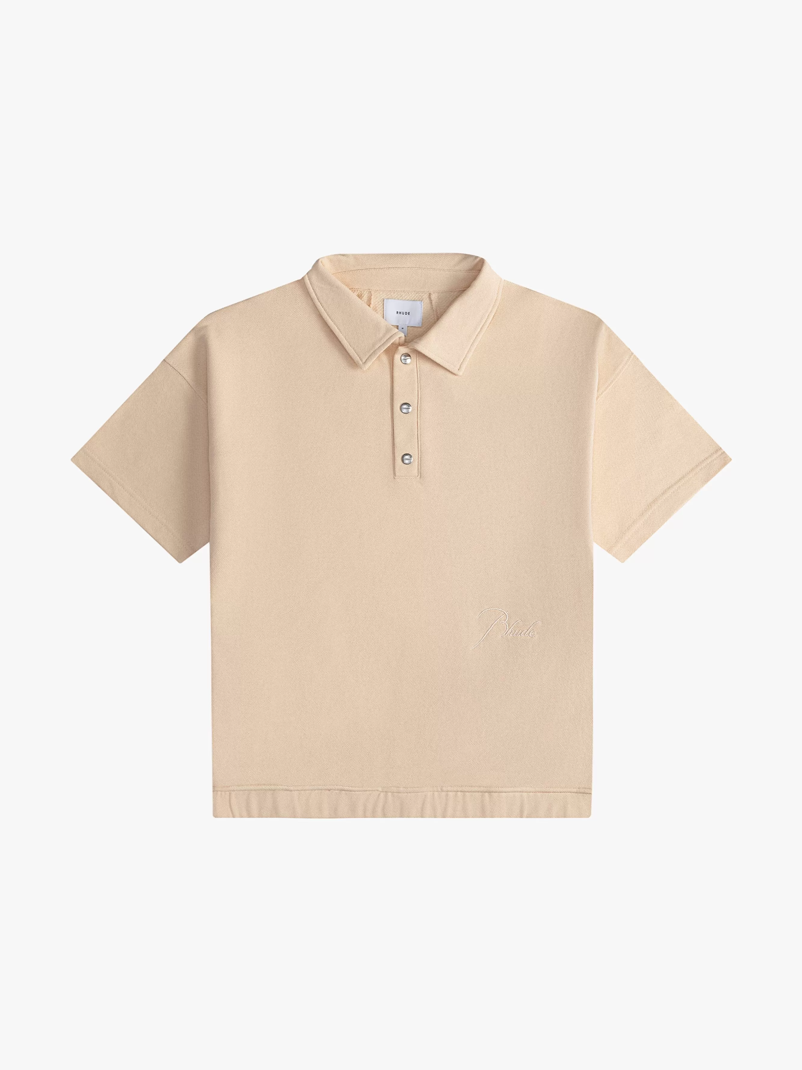 PIQUE SNAP SHORT SLEEVE POLO | RHUDE Sale