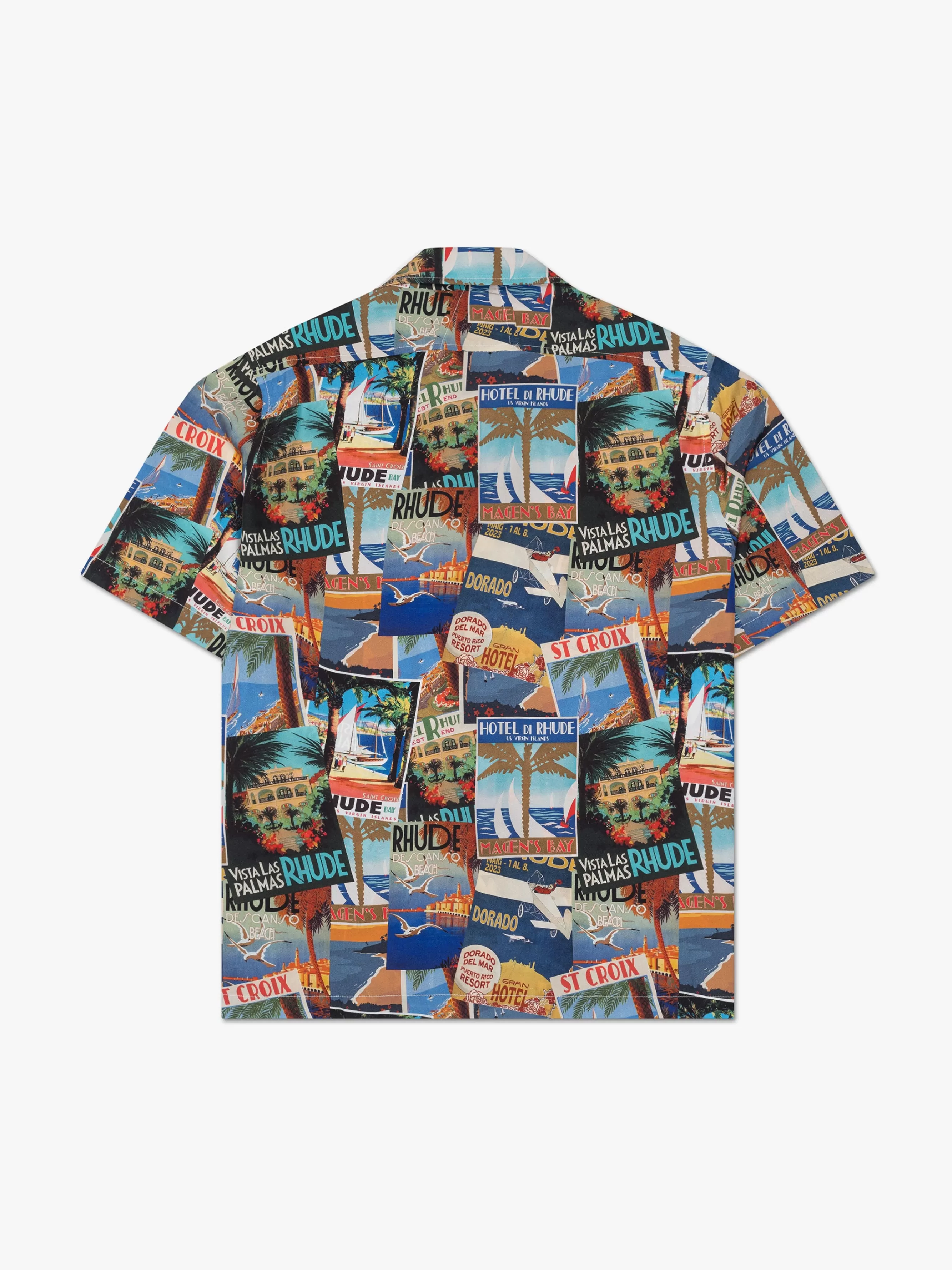 POSTCARD SILK SHIRT | RHUDE Hot