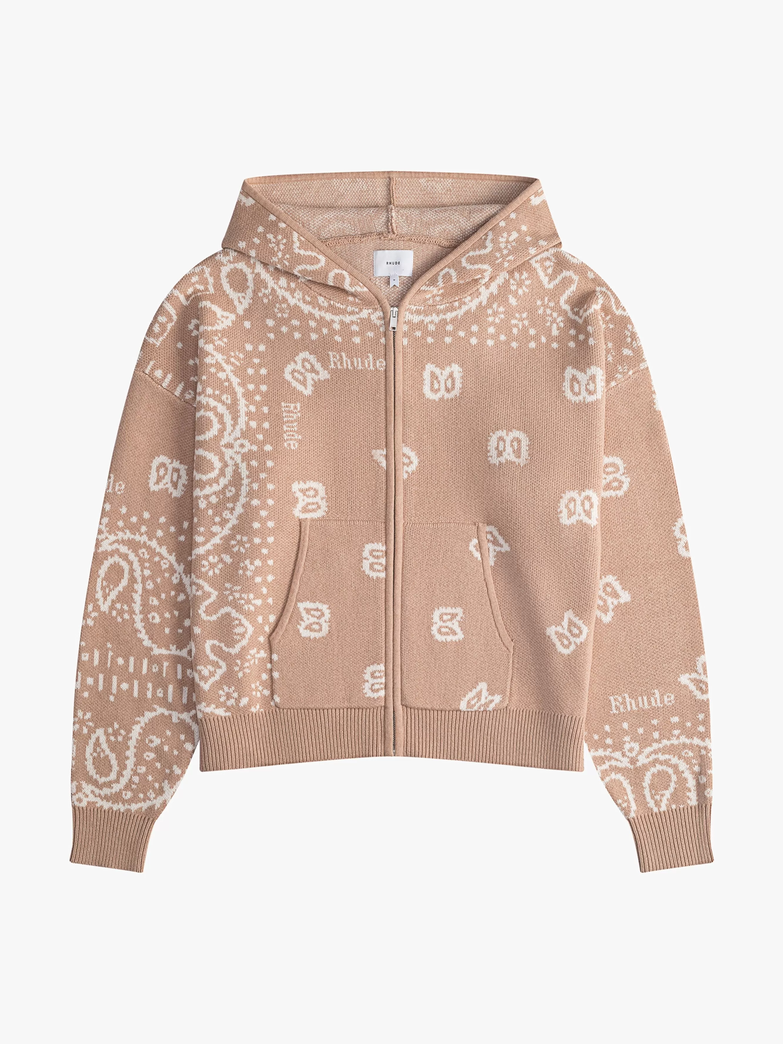 BANDANA KNIT ZIP-UP | RHUDE Cheap