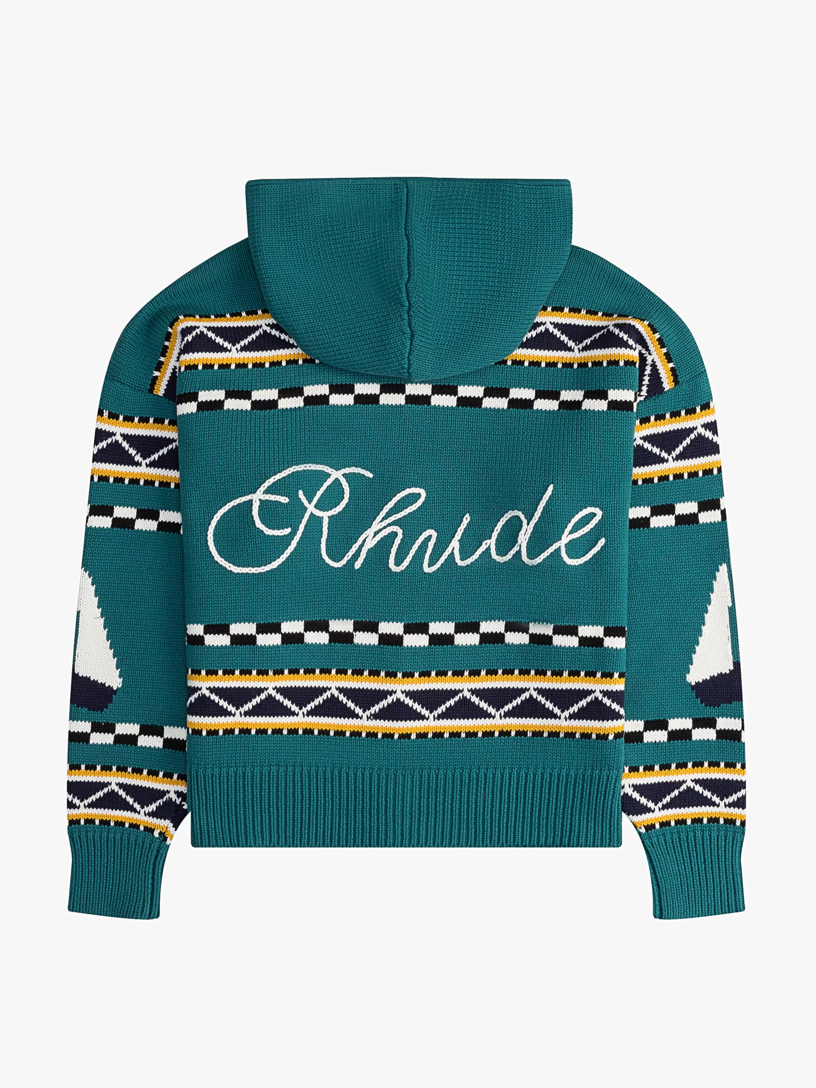 BATEAU KNIT ZIP UP HOODIE | RHUDE Online