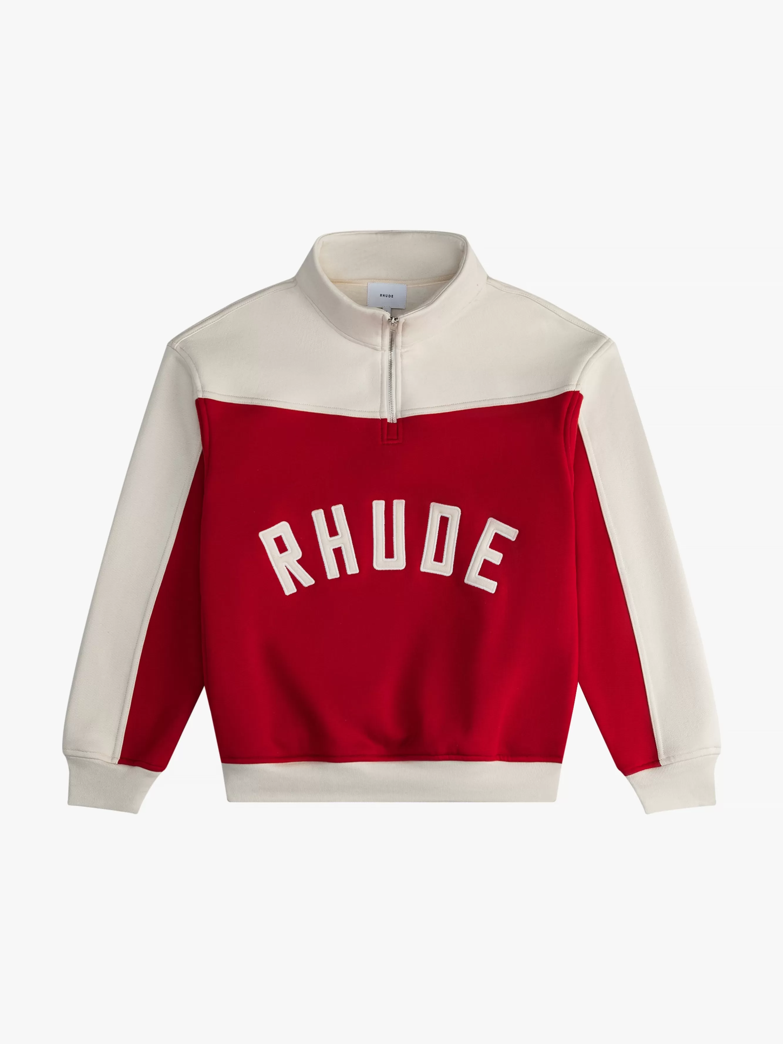 CONTRAST QUARTER-ZIP VARSITY | RHUDE New