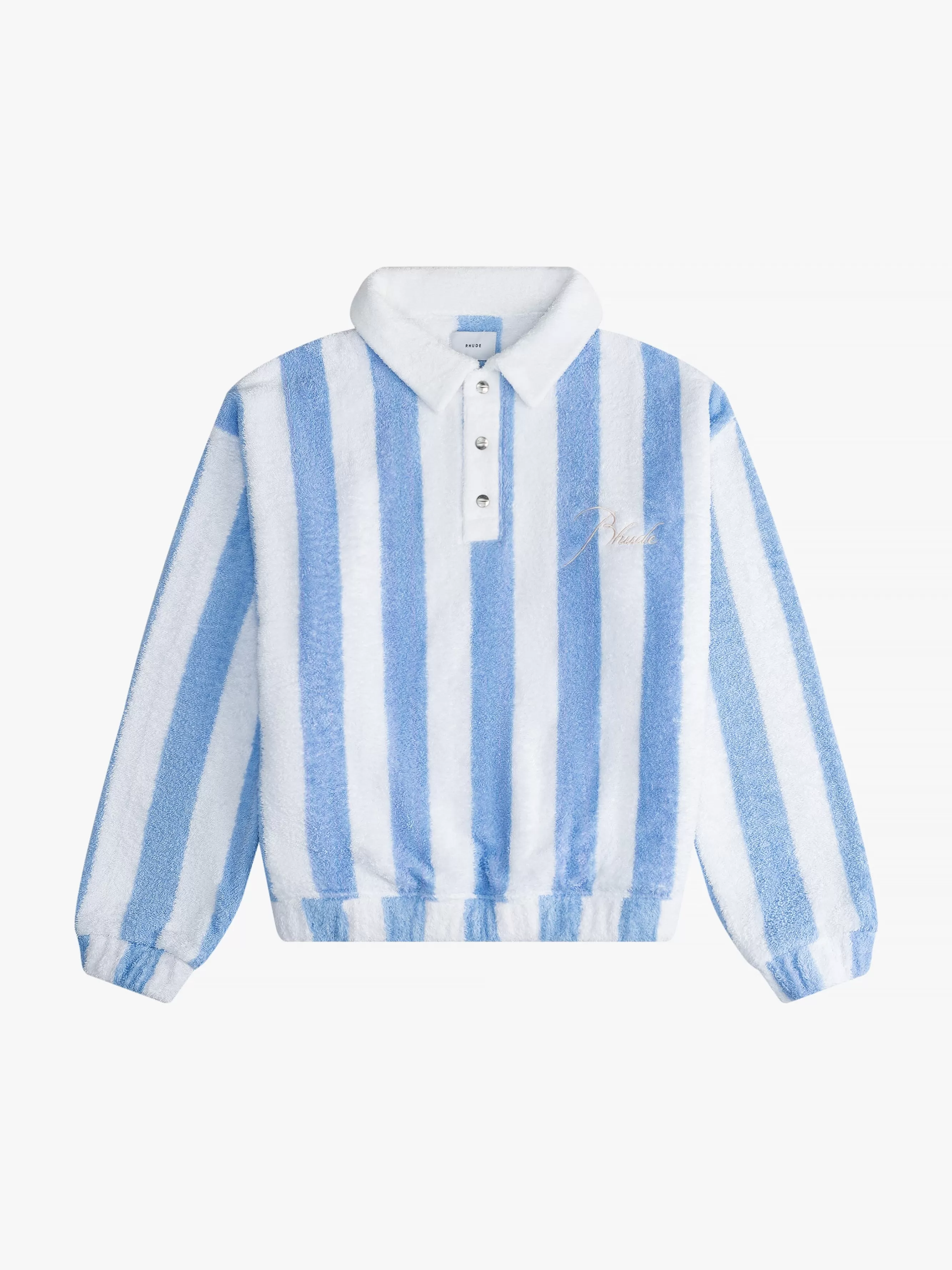 STRIPED LOOP TERRY POLO | RHUDE Hot