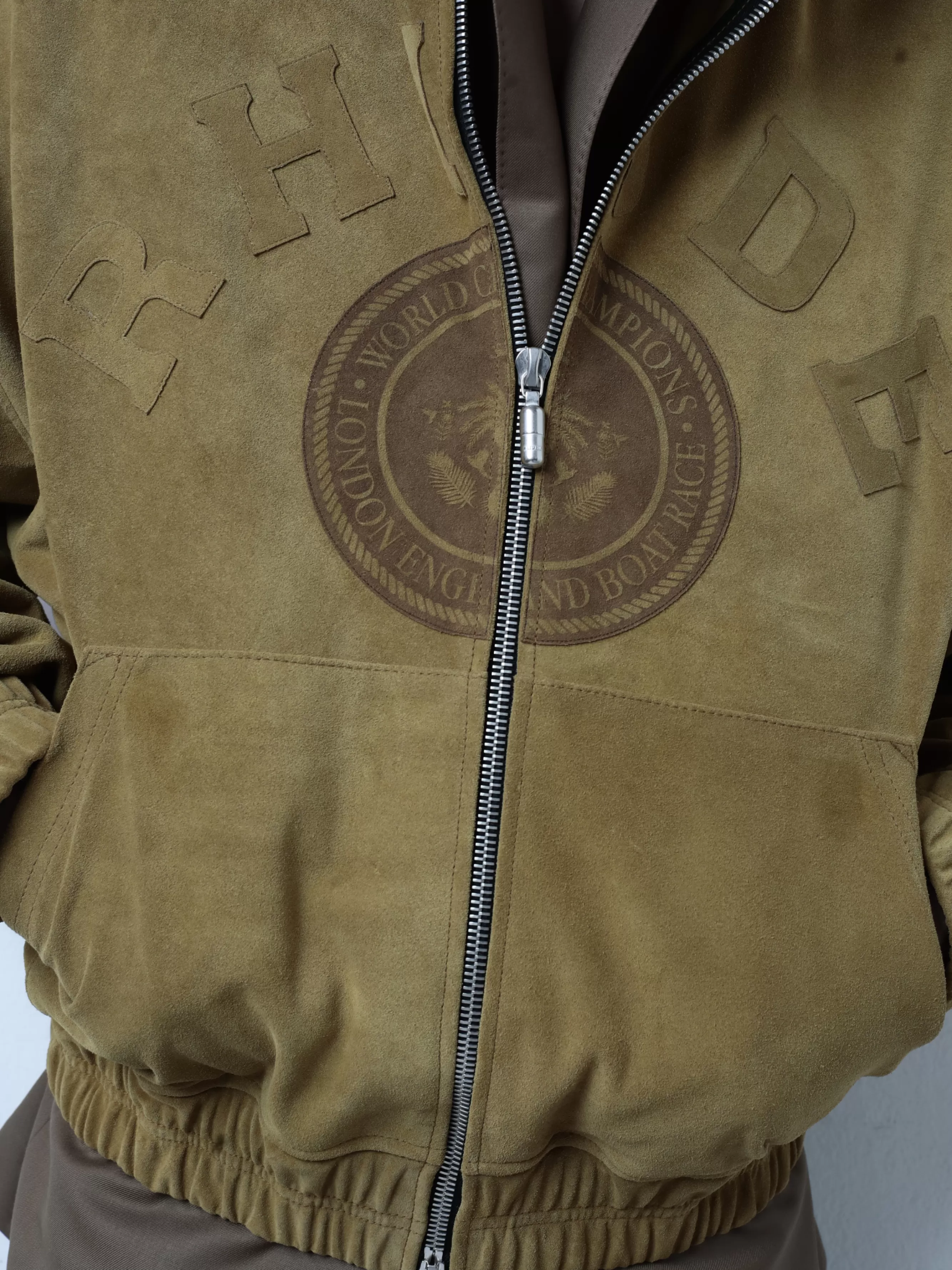 SUEDE CREST HOODIE | RHUDE Store