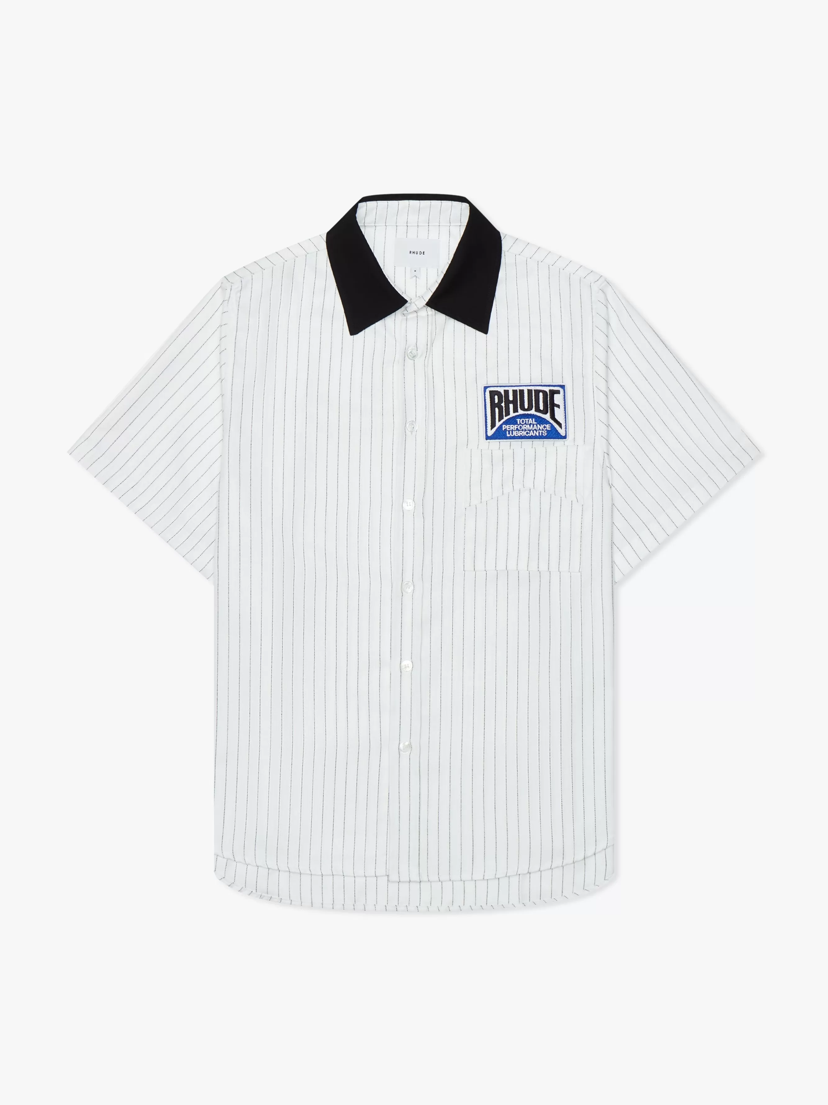 TWILL STRIPE MECHANIC BUTTON DOWN | RHUDE Online