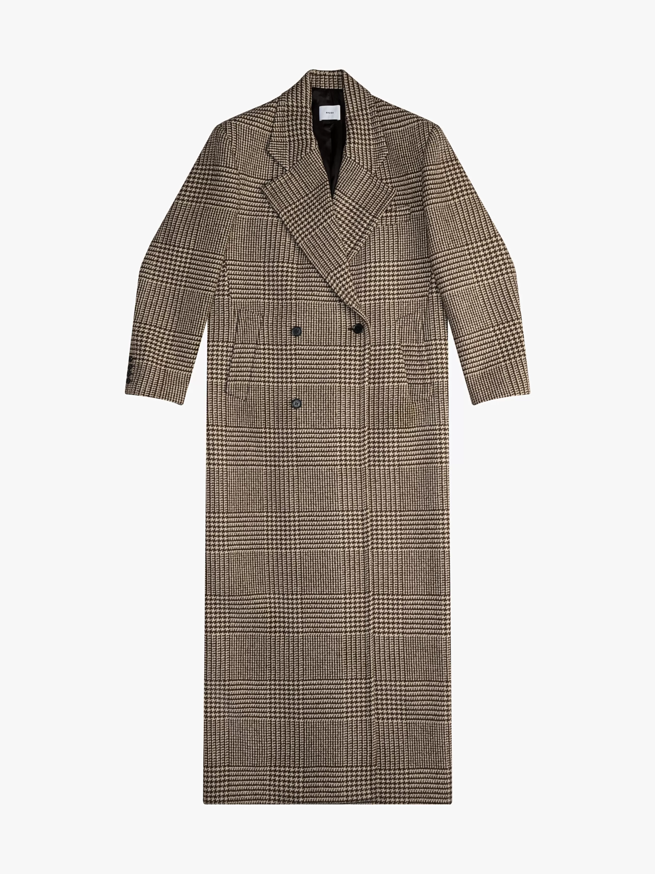 WOOL HOUNDSTOOTH COAT | RHUDE Flash Sale